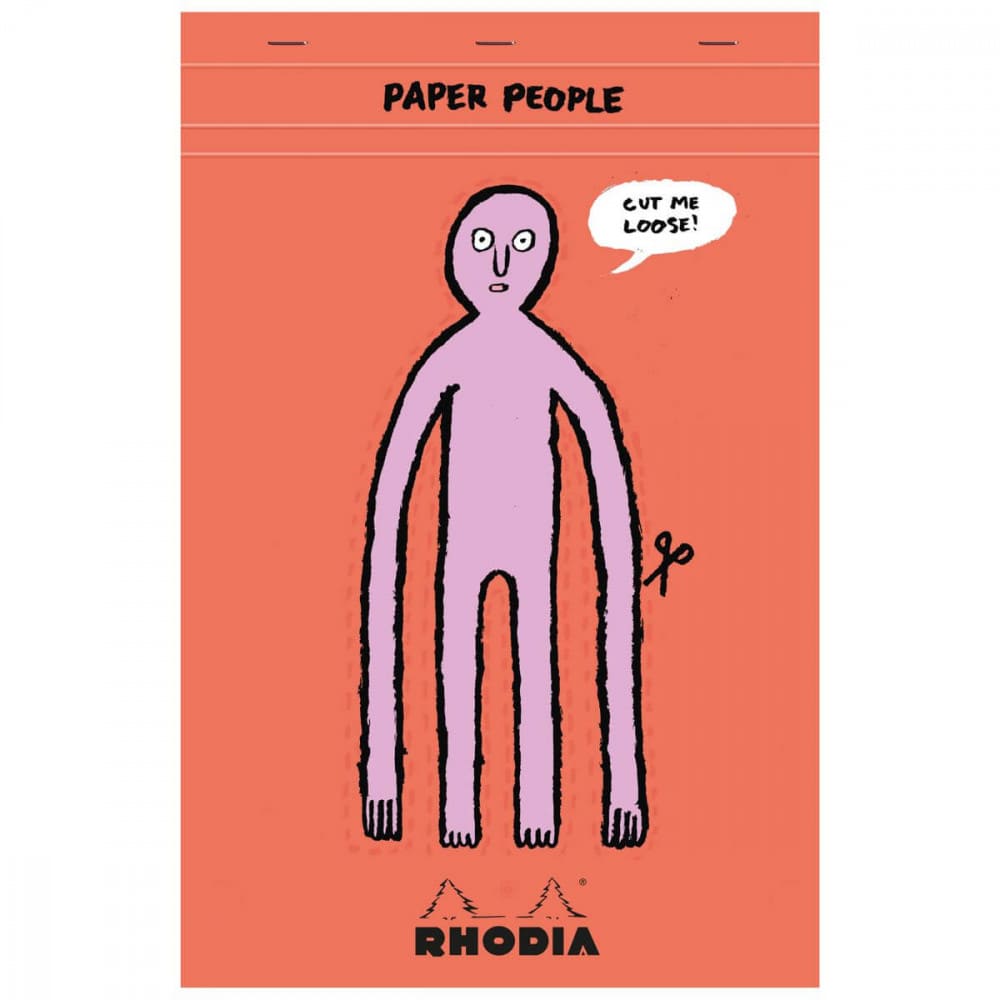Bloco Rhodia Edição 90 anos & Paper People 20,8x31,6cm 80 Folhas
